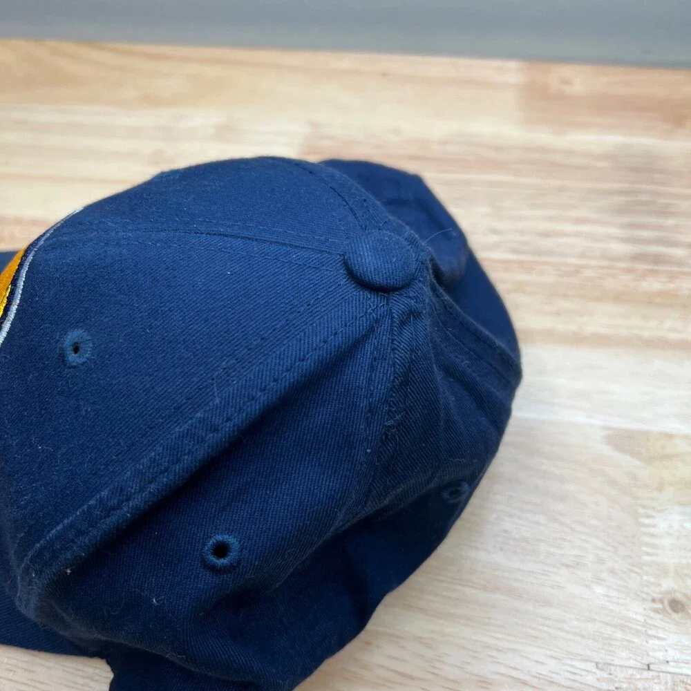 Indiana Pacers Strapback Hat Mens‎ Blue Baseball Cap Embroidered Logo NBA
